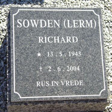 SOWDEN Richard 1943-2004