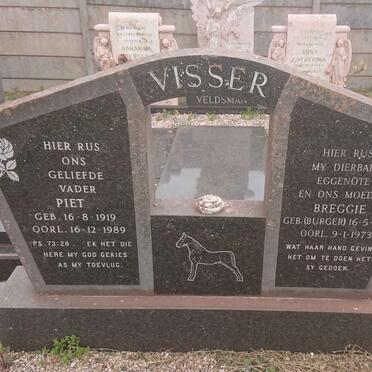 VISSER Piet 1919-1989 &amp; Breggie BURGER 1921-1973