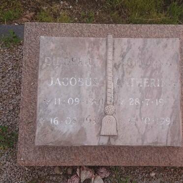 WESTHUIZEN Diederick Jacobus, van der 1901-1981 &amp; Johanna Catherina 1907-1994