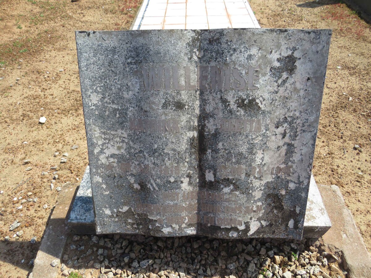 WILLEMSE Katrina Aletta 1915-1995