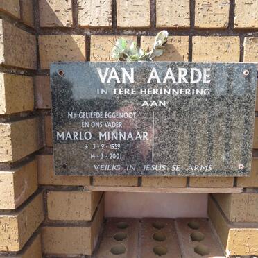 AARDE Marlo Minnaar, van 1959-2001