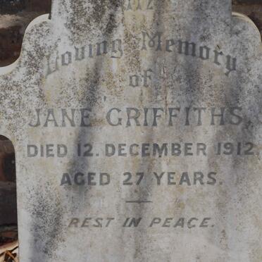 GRIFFITHS Jane -1912