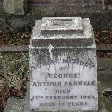 FARRELL George Arthur -1895