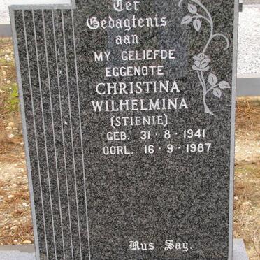 BOUWER Christina Wilhelmina 1941-1987