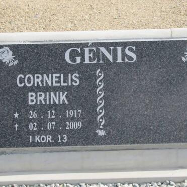 GENIS Cornelis Brink 1917-2009