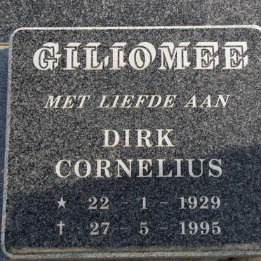 GILIOMEE Dirk Cornelius 1929-1995