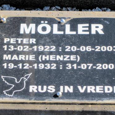 MOLLER Peter 1922-2003 &amp; Maria HENZE 1932-2005