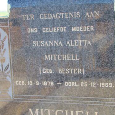 MITCHELL Susanna Aletta nee BESTER 1876-1969