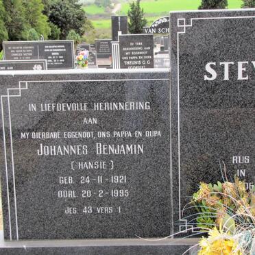 STEYN Johannes Benjamin 1921-1995