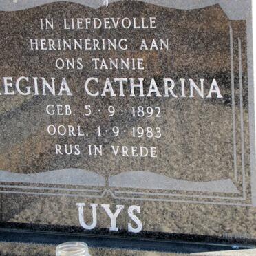 UYS Regina Catharina 1892-1983
