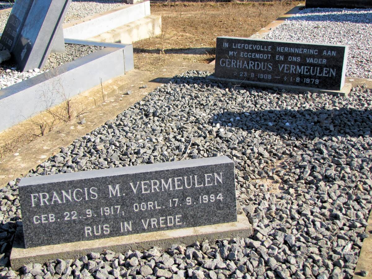 VERMEULEN Gerhardus 1908-1979 :: VERMEULEN Francis M. 1917-1994
