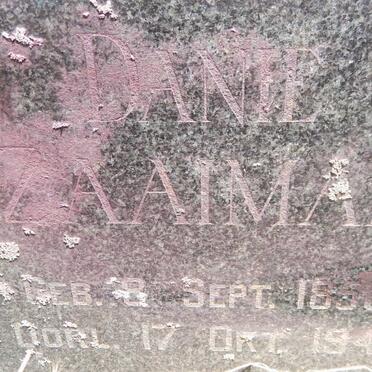 ZAAIMAN Danie 1856-194?