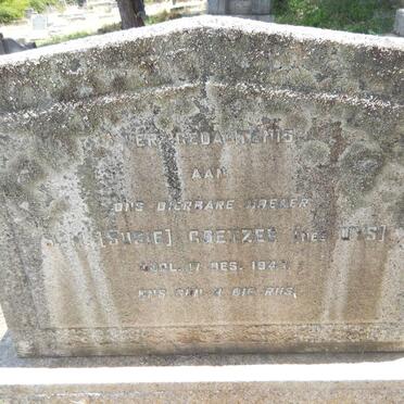 COETZEE S.M. nee UYS -1947