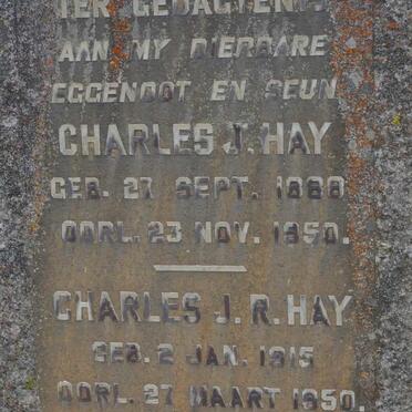 HAY Charles J. 1888-1950 :: HAY Charles J.R. 1915-1950