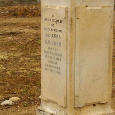 KOCH Johanna C.B. 1846-1901