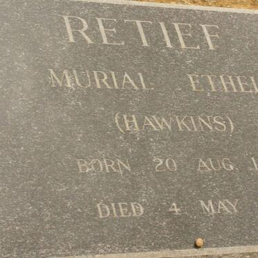 RETIEF Murial Ethel nee HAWKINS 1885-1975