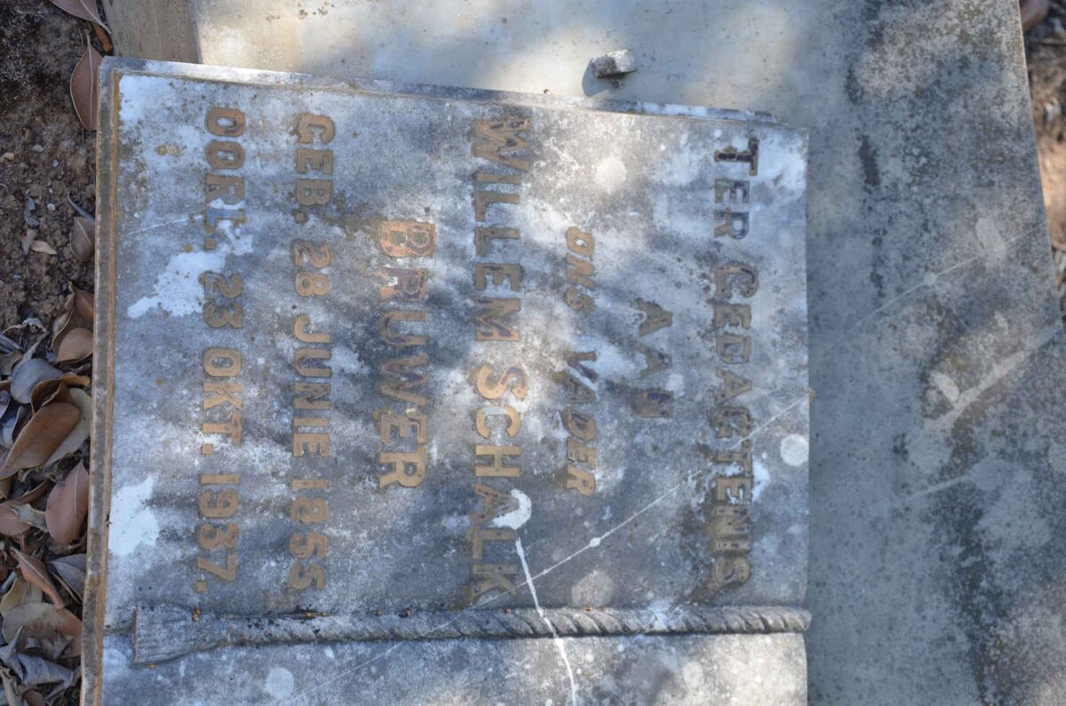 BRUWER Willem Schalk 1855-1937