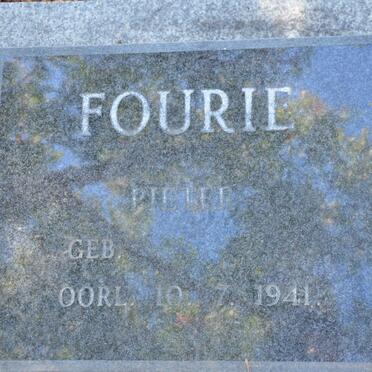 FOURIE Pieter -1941