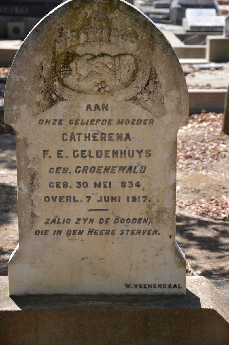 GELDENHUYS Catherena F.E. nee GROENEWALD 1834-1917