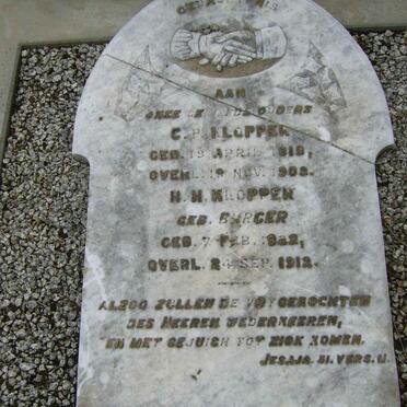 KLOPPER C.P. 1819-1903 &amp;  H.H. BURGER 1822-1912