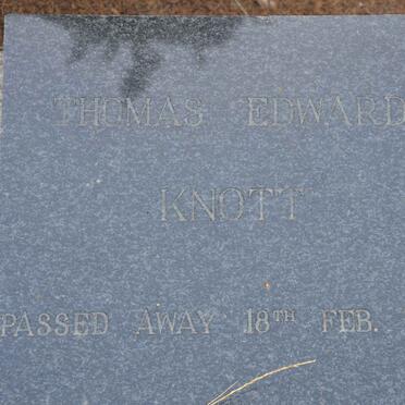KNOTT Thomas Edward -1963
