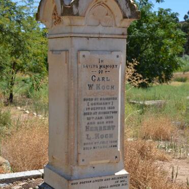 KOCH  Carl W. 1833-1895 :: KOCH Herbert L. 1886-1886