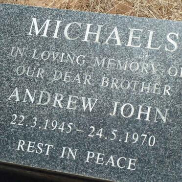 MICHAELS Andrew John 1945-1970