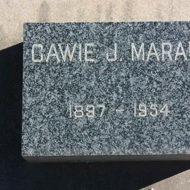 MARAIS Gawie J. 1897-1954