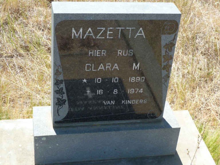 MAZETTA Clara M. 1890-1974