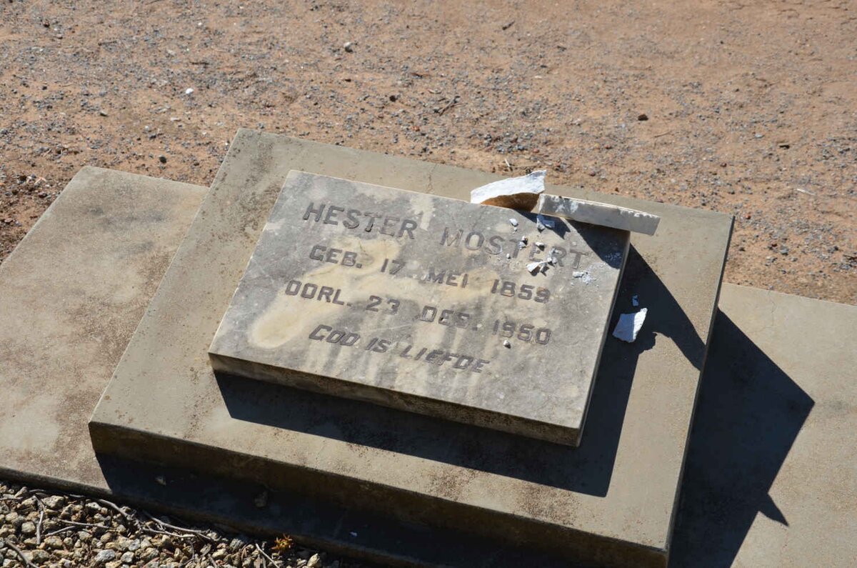 MOSTERT Hester 1859-1950