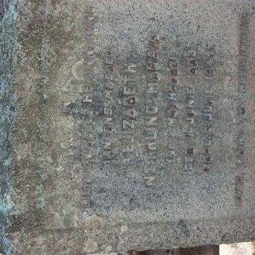 NOTHLING Elizabeth MARAIS nee MALHERBE 1883-1945