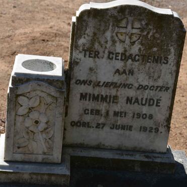 NAUDÉ Mimmie 1908-1929