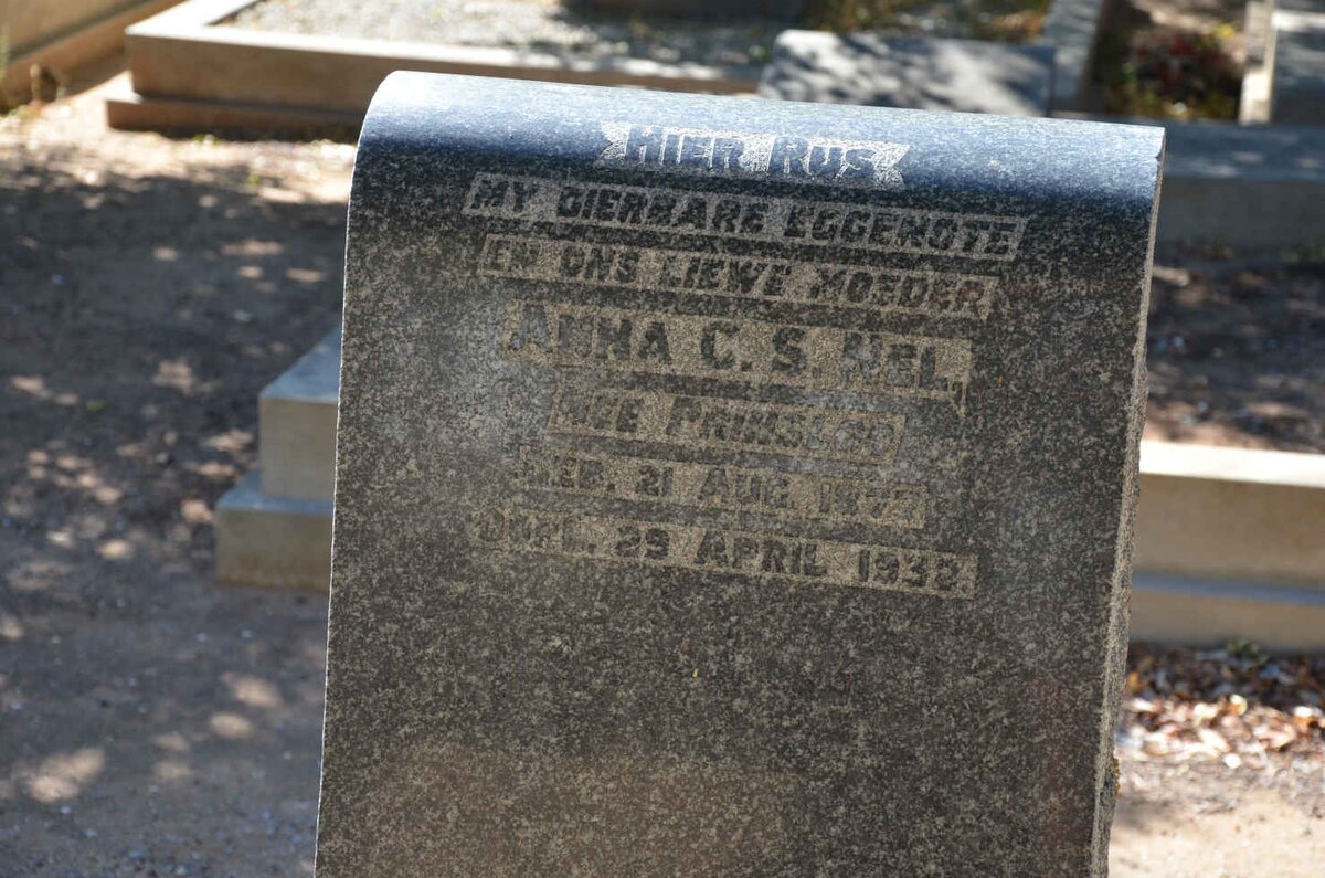 NEL Anna C.S. mee PRINSLOO 1877-1932