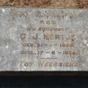NORTJE C.J. 1862-1938