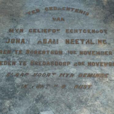 NEETHLING Johan Adam 1866-1914