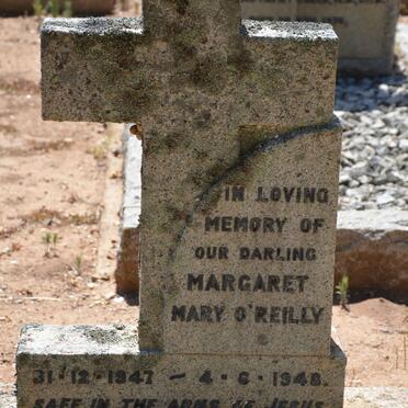 O'REILLY Margaret Mary 1947-1948