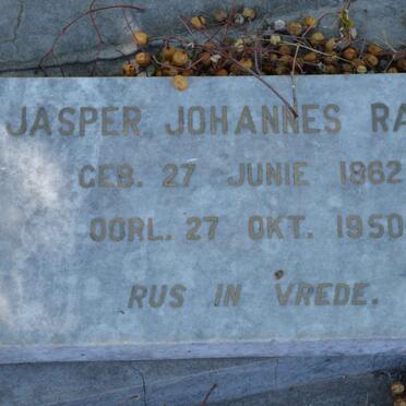 RAATS Jasper Johannes 1862-1950