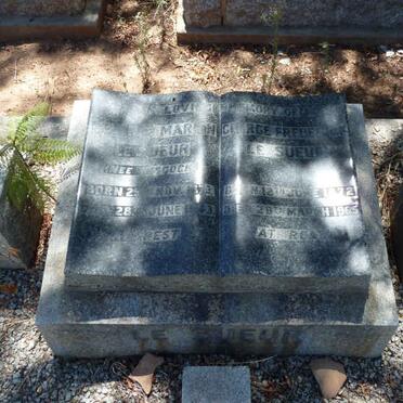 SUEUR George Frederick, le 1872-1965 &amp; Selina Marion HISCOCK 1872-1943