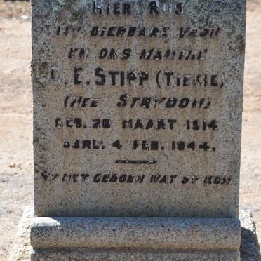 STIPP C.E. nee STRYDOM 1914-1944