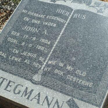 TEGMANN John A. 1904-1967