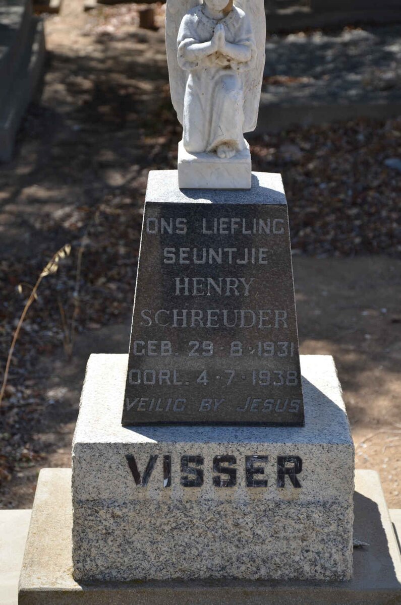 VISSER Henry Schreuder 1931-1938