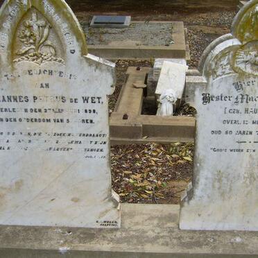 WET Johannes Petrus, de -1898 &amp; Hester Maria HAUMANN -1907 