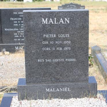 MALAN Pieter Louis 1952-1973