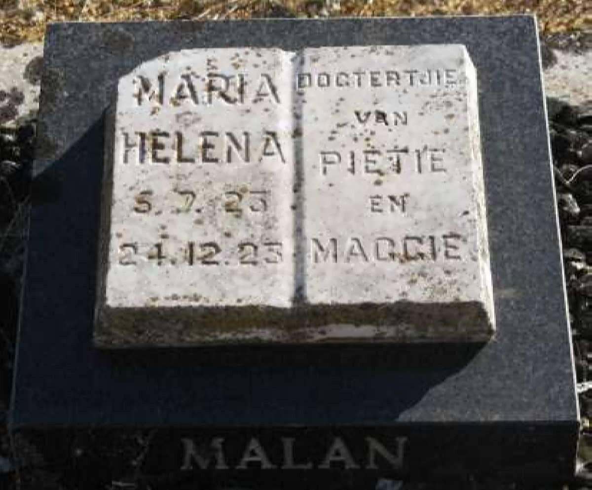 MALAN Maria Helena 1923-1923