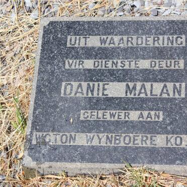 MALAN Danie