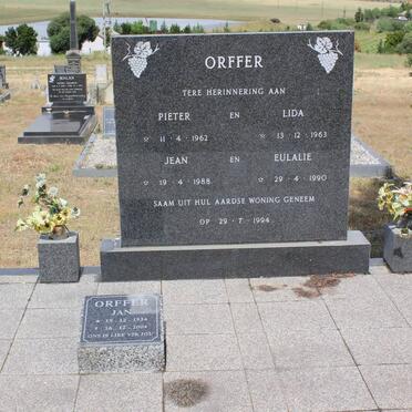 ORFFER Jan 1934-2004 :: ORFFER Pieter 1962-1994 &amp; Lida 1963-1994 :: ORFFER Jean 1988-1994 :: ORFFER Eulalie 1990-1994