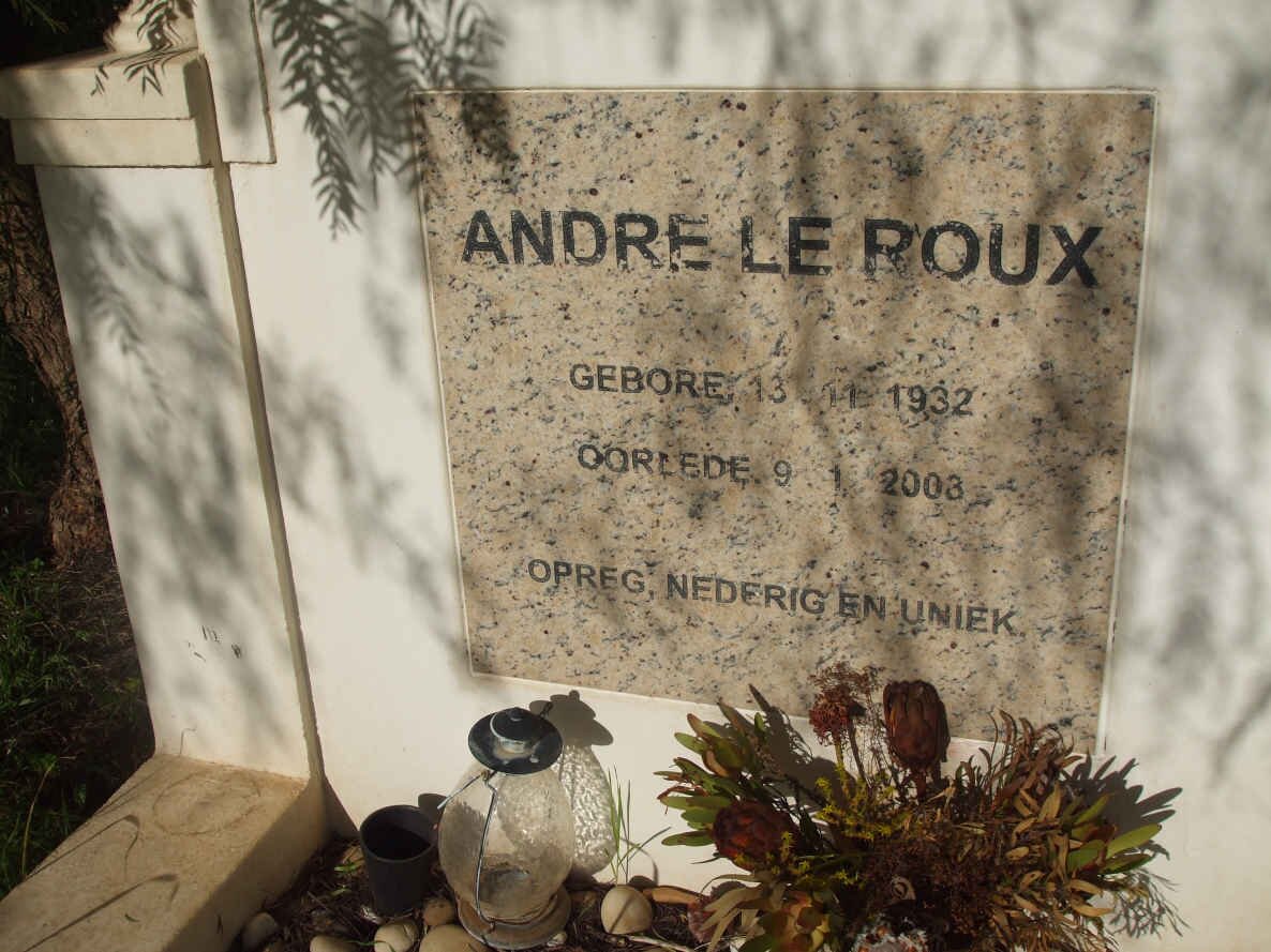 ROUX Andre, le 1932-2003