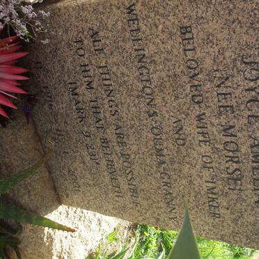 HOOGENHOUT Imker F.M. 1911-1974 &amp; Joyce Amelia MORSE 1916-2001:: HOOGENHOUT Hilda 1980-2005 