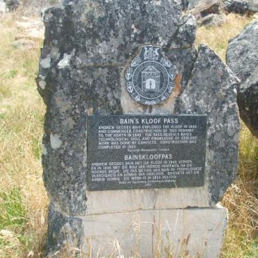 3. Gedenkteken Bainskloofpas