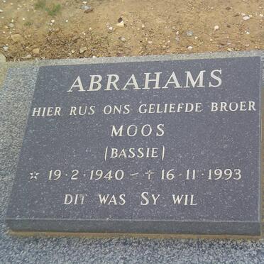 ABRAHAMS Moos 1940-1993
